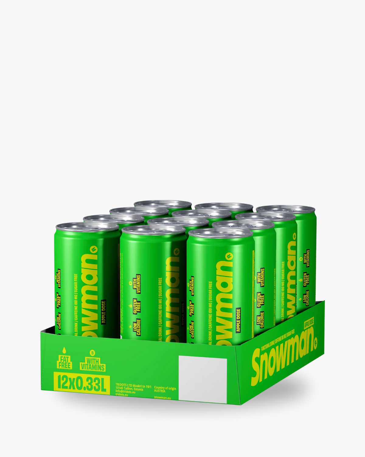 Snowman Functional Drink - Apple Dose (330ml) - Pack of 12