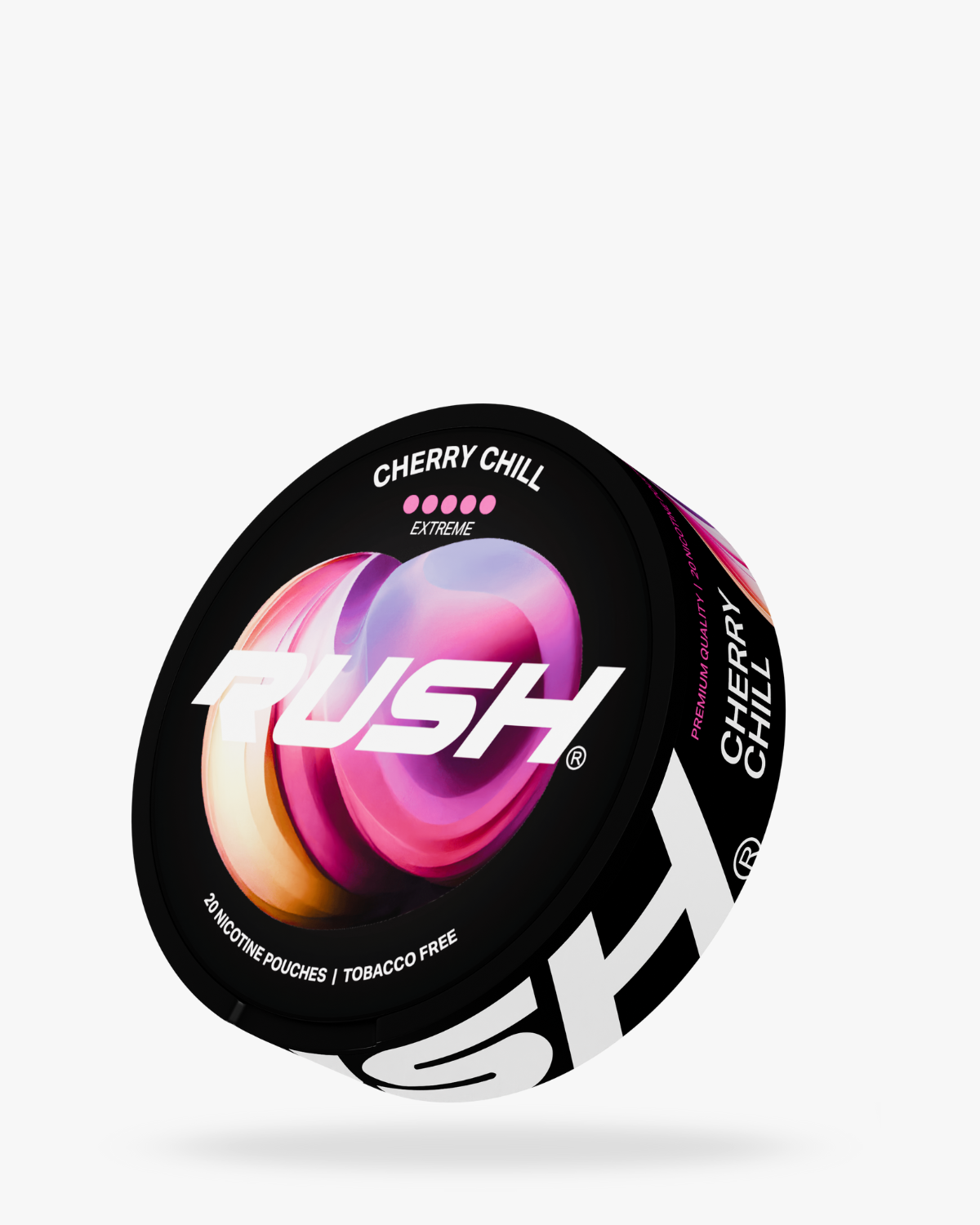 Rush Nicotine Pouch Extreme Cherry Chill Flavor