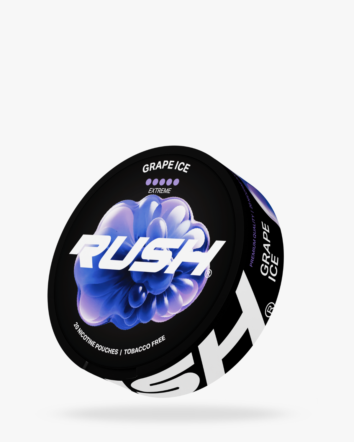 Rush Nicotine Pouch Extreme Grape Ice Flavor