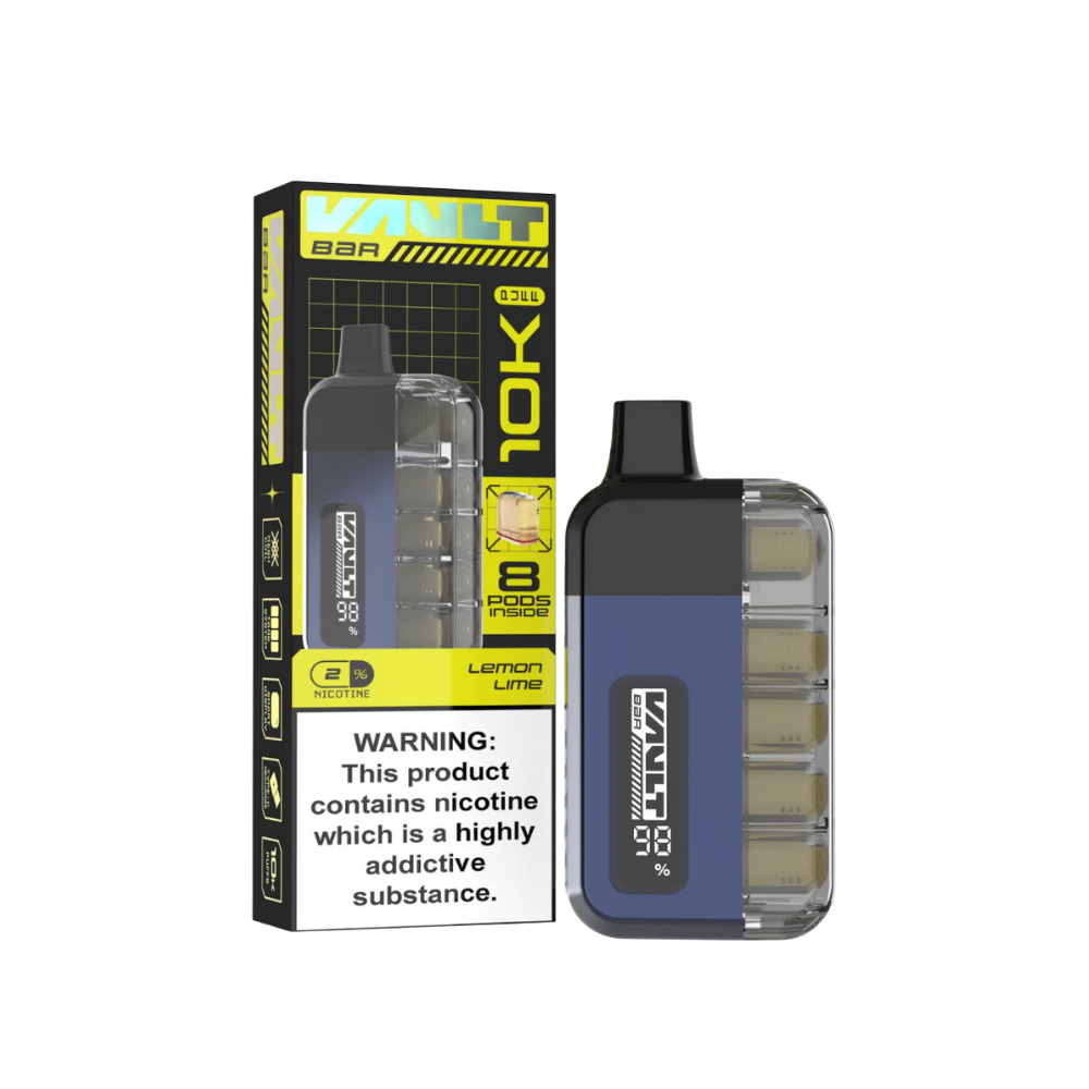 Vault Bar 10K Prefilled Pod Kit Lemon Lime