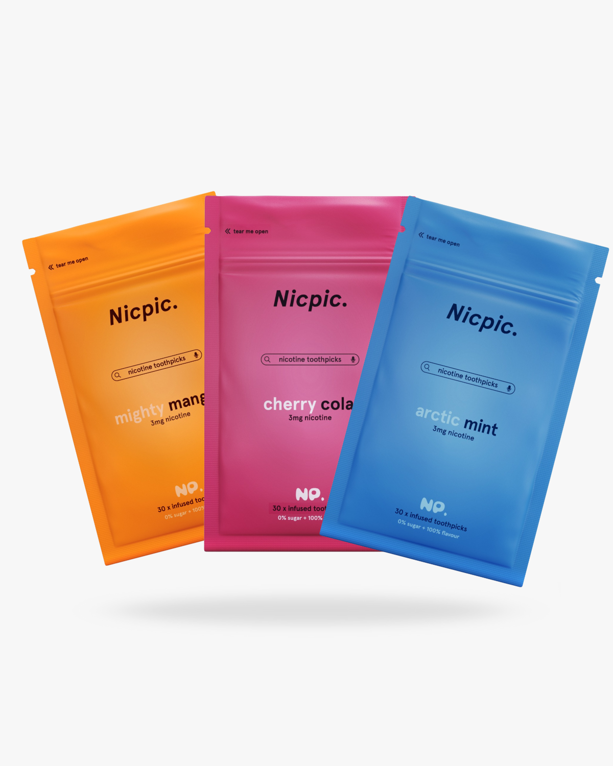 NicPic nicotine pouches bundle – mixed flavours pack available at Pouch Point