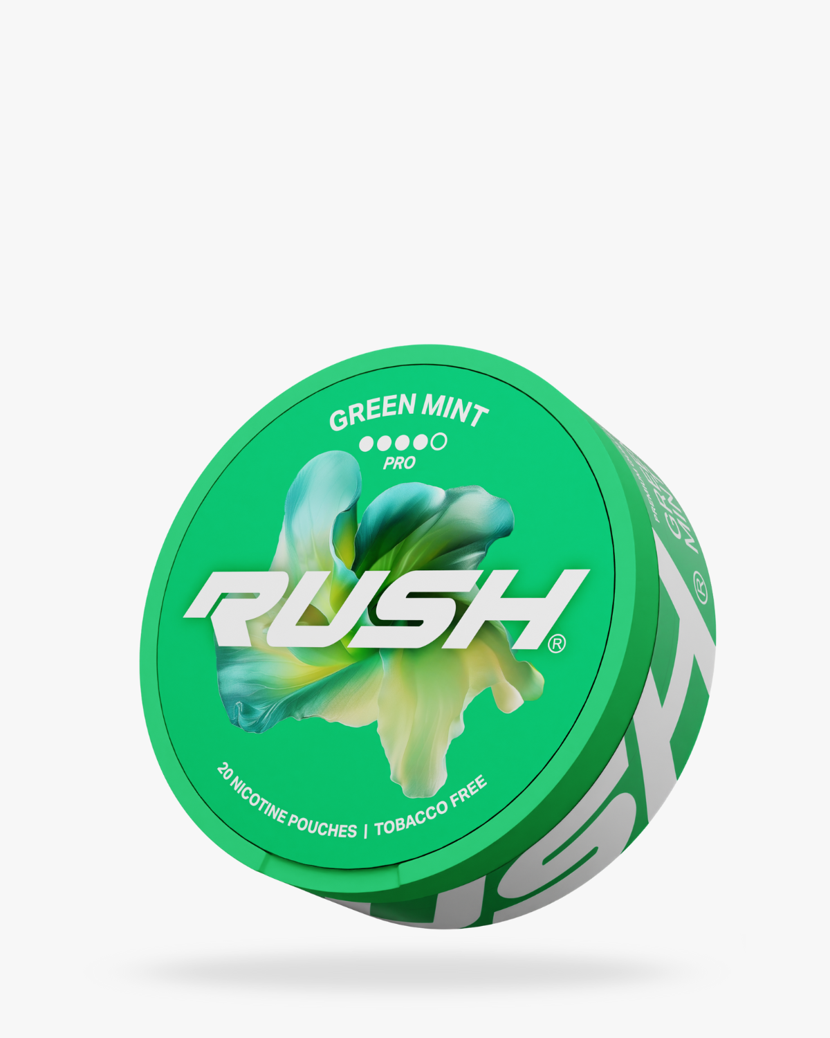 Rush Nicotine Pouch Green Mint Flavor