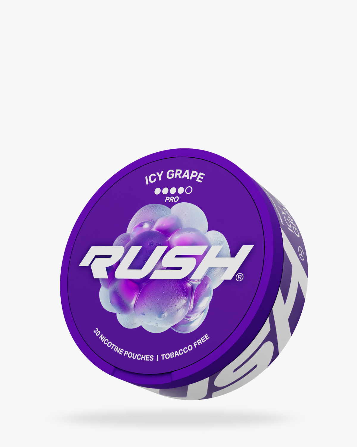 Rush Nicotine Pouch Icy Grape Flavor