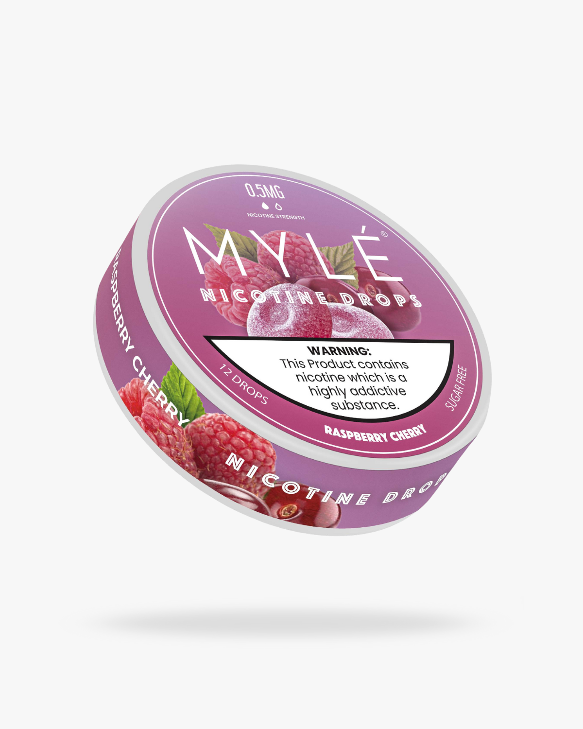 Raspberry Cherry MYLÉ Nicotine Drops | Tobacco-Free Pouches UK