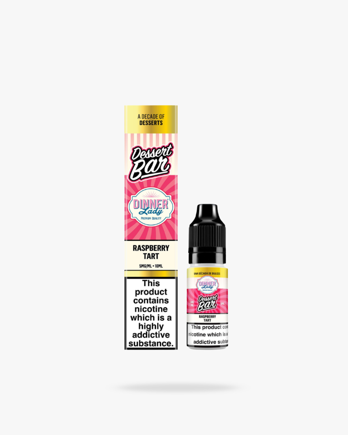 Dinner Lady | Raspberry Tart | Dessert Bar Salts | 10ml