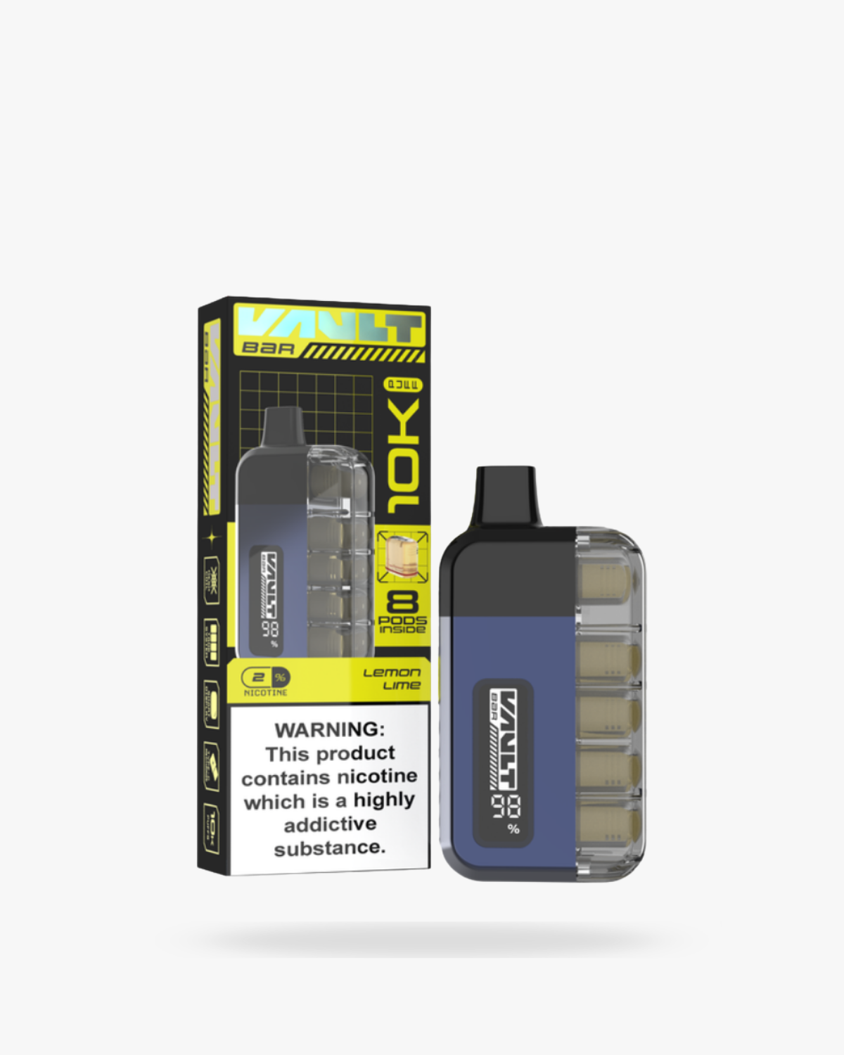 Vault Bar 10K Prefilled Pod Kit Lemon Lime