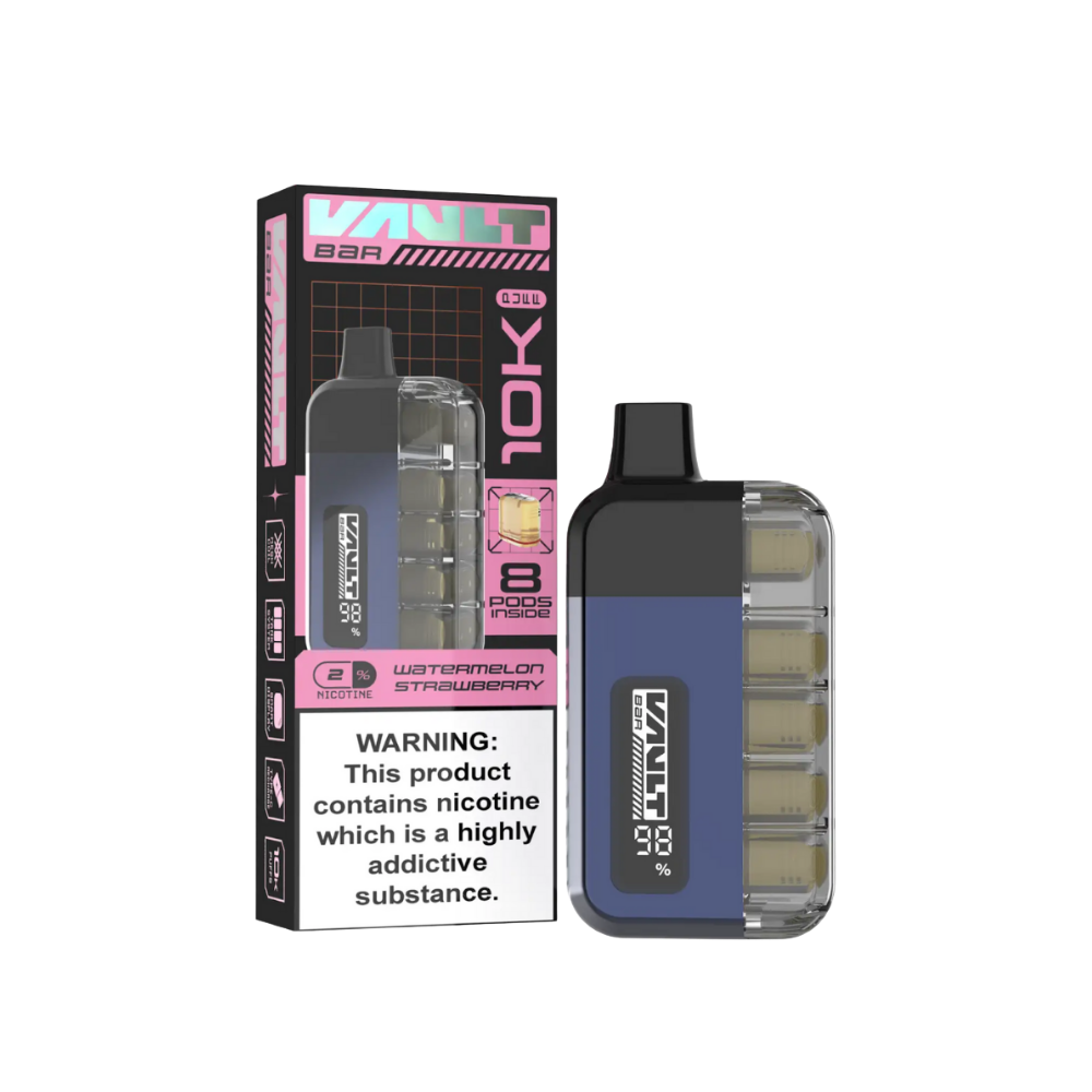 Vault Bar 10K Prefilled Pod Kit Watermelon Strawberry
