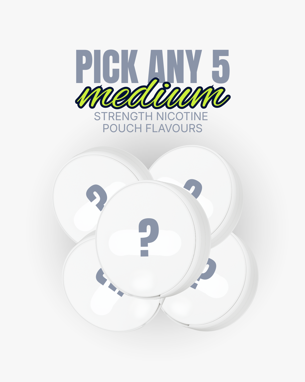 Medium Strength Bundle 5 cans for £14.99